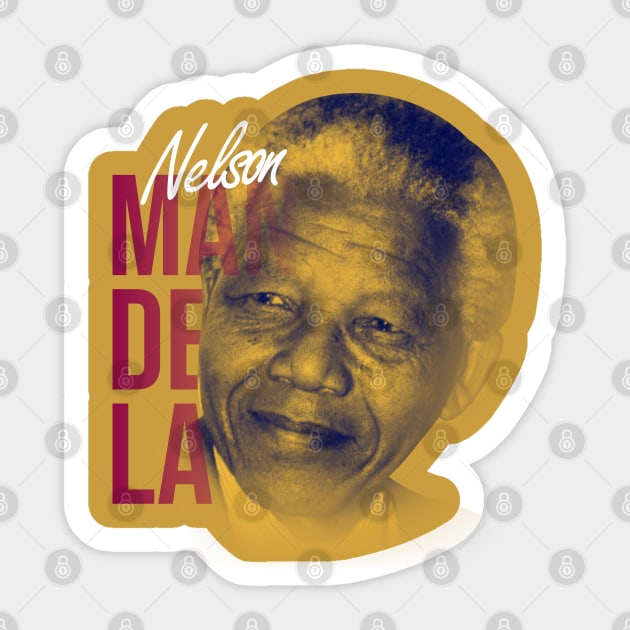 Mandela The  Father of The Nation Sticker by pentaShop